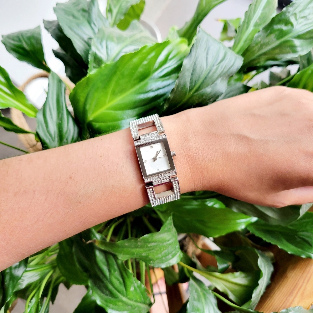 Classic Silver Diamond Watch - Picture 3 of 8